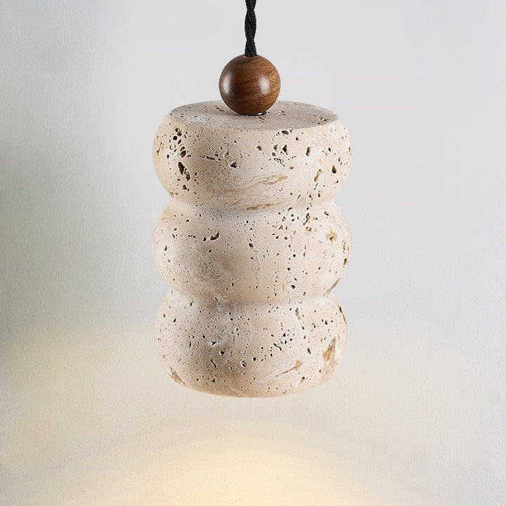 Dune Pebble Travertine Pendant Light - Vakkerlight