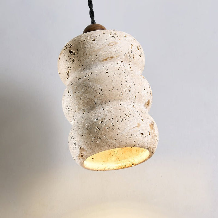 Dune Pebble Travertine Pendant Light - Vakkerlight