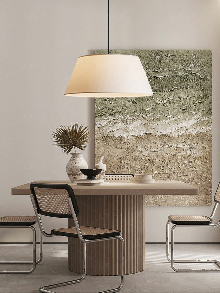 Dune Tapered Fabric Pendant Light