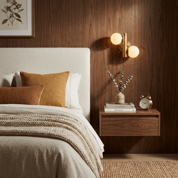Duo Alabaster Globe Wall Sconce - Vakkerlight