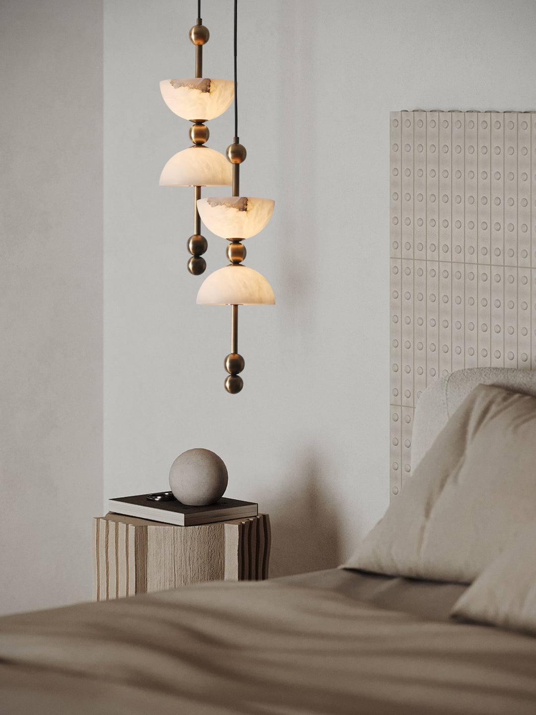 Duo Alabaster Pendant Lamp - Vakkerlight