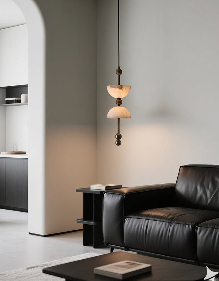 Duo Alabaster Pendant Lamp - Vakkerlight