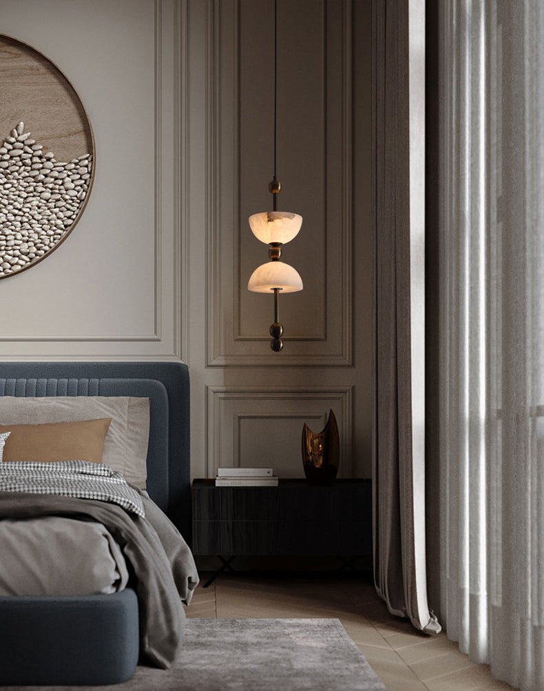 Duo Alabaster Pendant Lamp - Vakkerlight