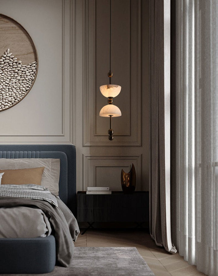 Duo Alabaster Pendant Lamp - Vakkerlight