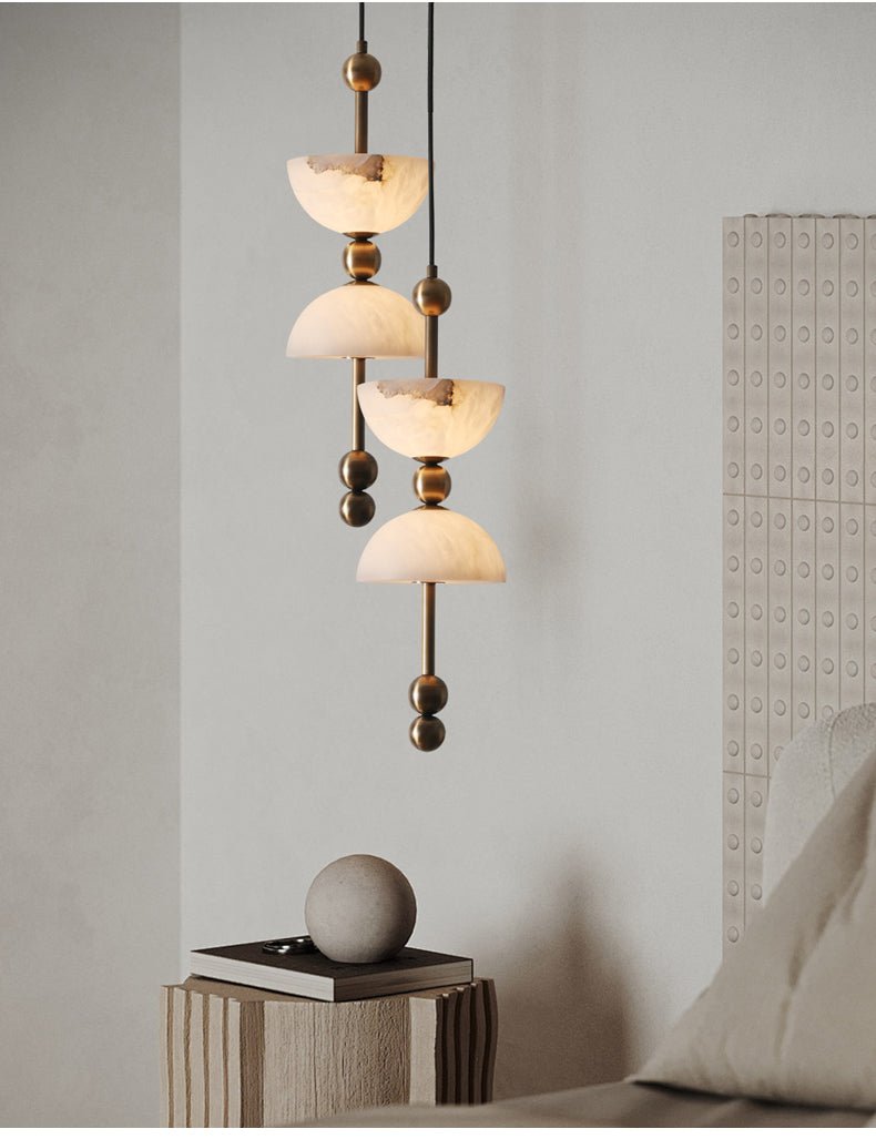 Duo Alabaster Pendant Lamp - Vakkerlight