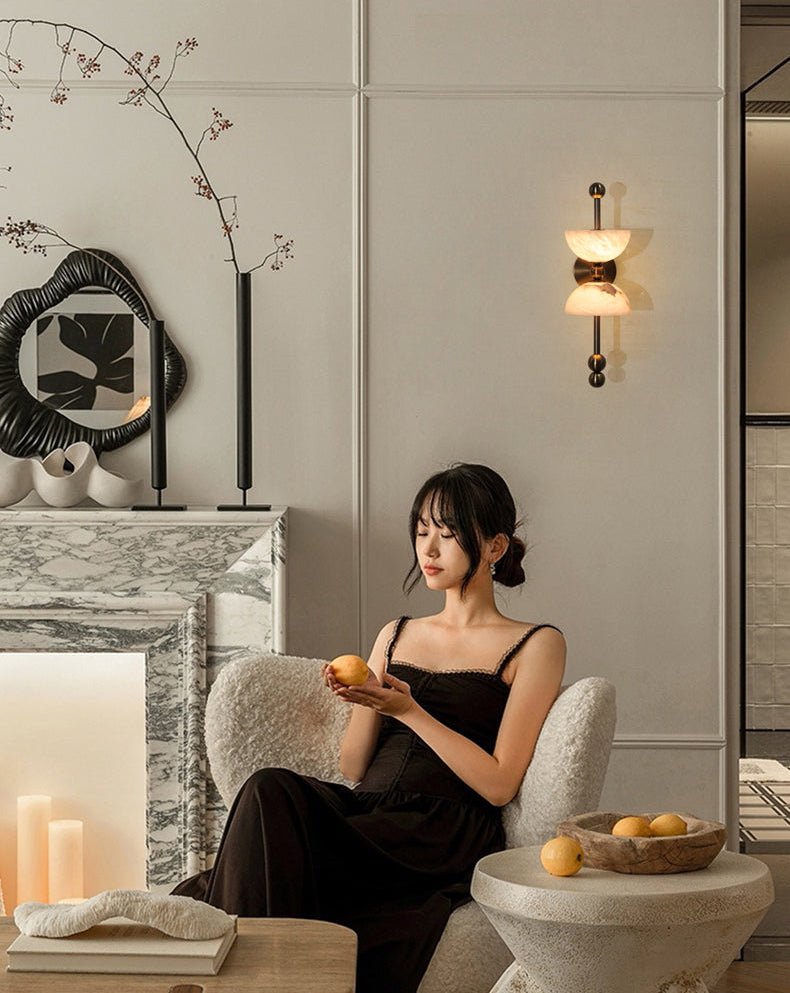Duo Alabaster Wall Lamp - Vakkerlight