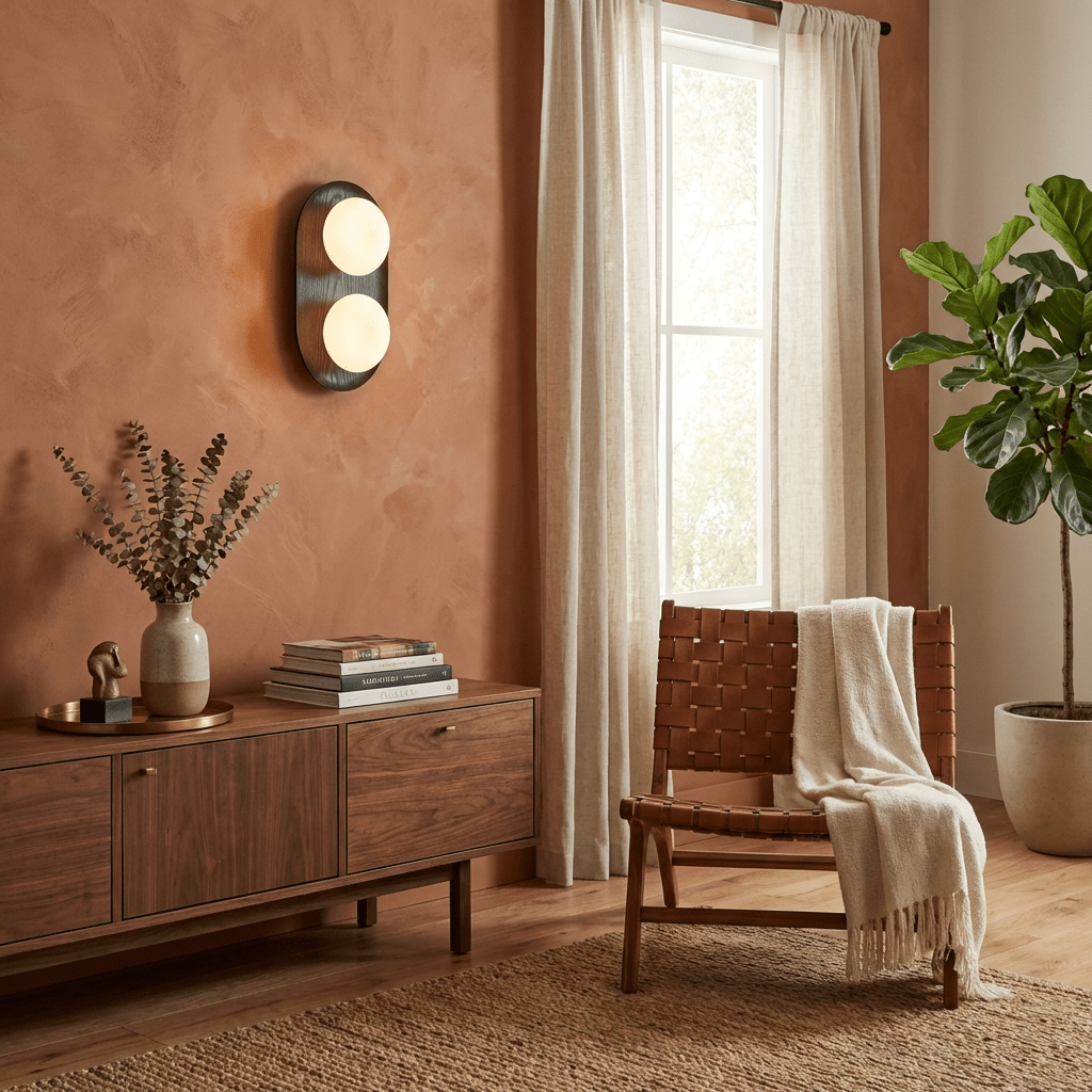 Duo Orb Wood Wall Lamp - Vakkerlight