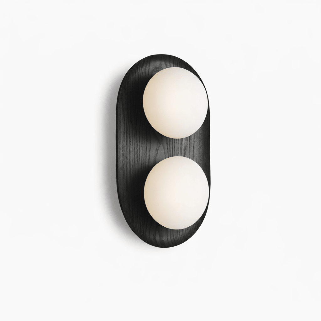 Duo Orb Wood Wall Lamp - Vakkerlight