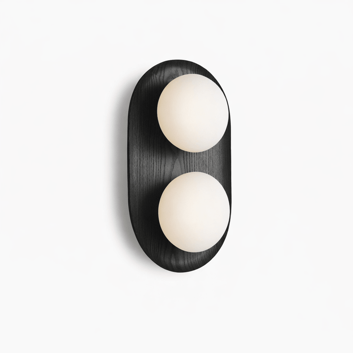 Duo Orb Wood Wall Lamp - Vakkerlight