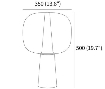 Dusk Dawn Tischleuchte — Dimension drawings 1