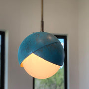 Blauwe druppel hanglamp