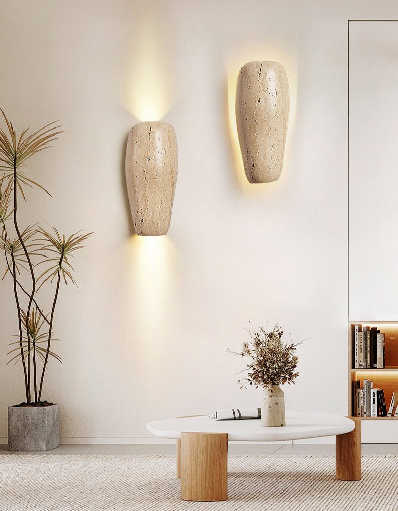 Earthy Stone Wall Sconce - Vakkerlight