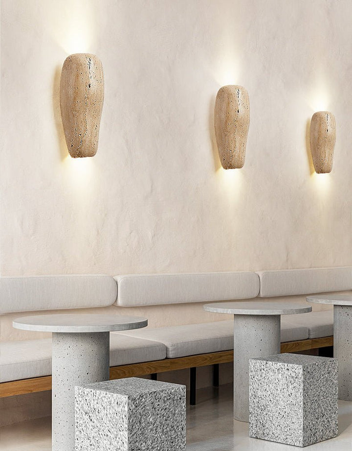 Earthy Stone Wall Sconce - Vakkerlight