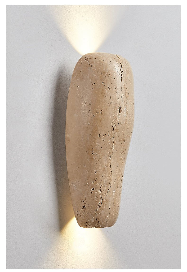Earthy Stone Wall Sconce - Vakkerlight