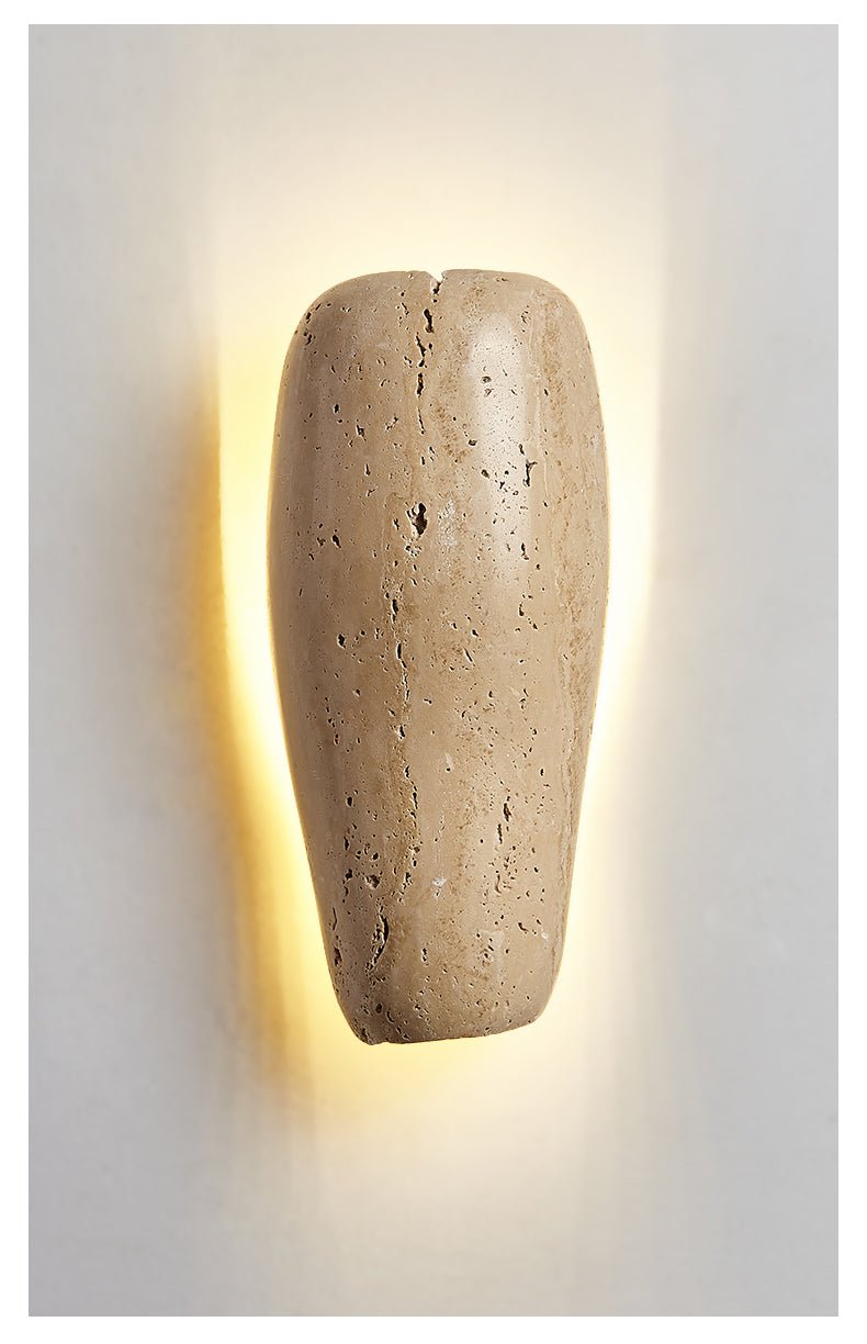 Earthy Stone Wall Sconce - Vakkerlight
