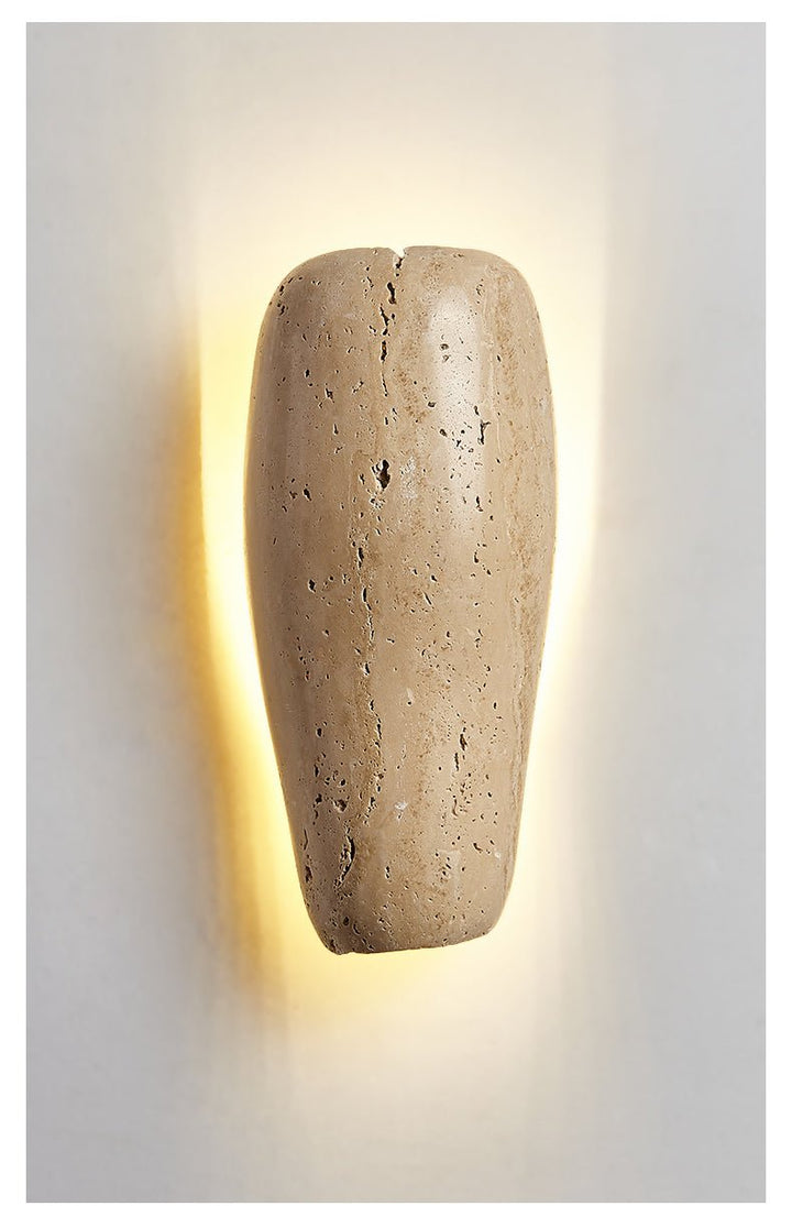 Earthy Stone Wall Sconce - Vakkerlight
