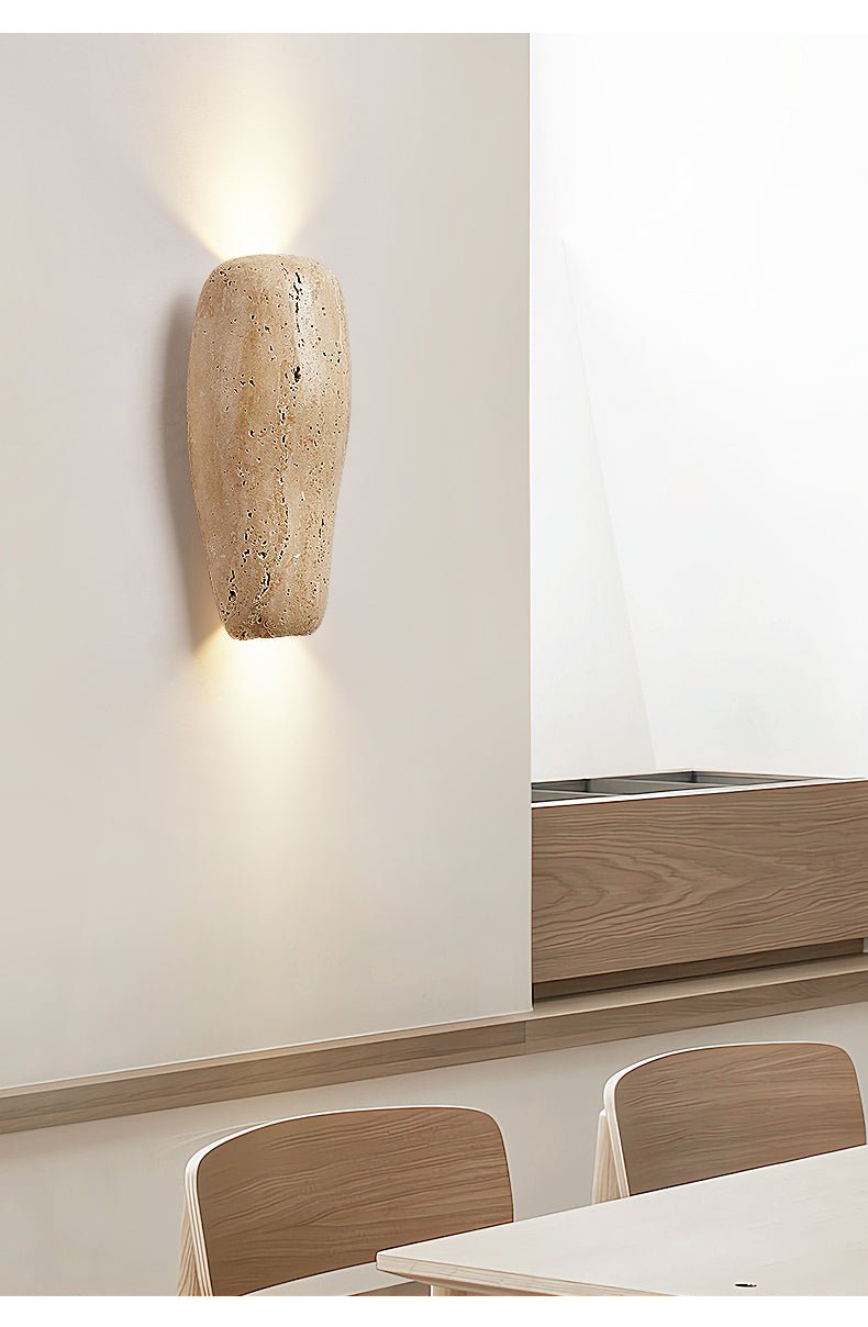 Earthy Stone Wall Sconce - Vakkerlight