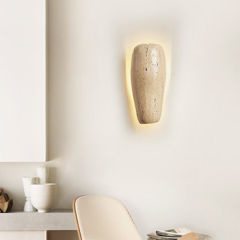 Earthy Stone Wall Sconce - Vakkerlight