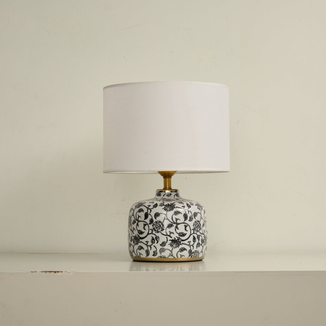 Ebony Vine Ceramic Table Lamp - Vakkerlight