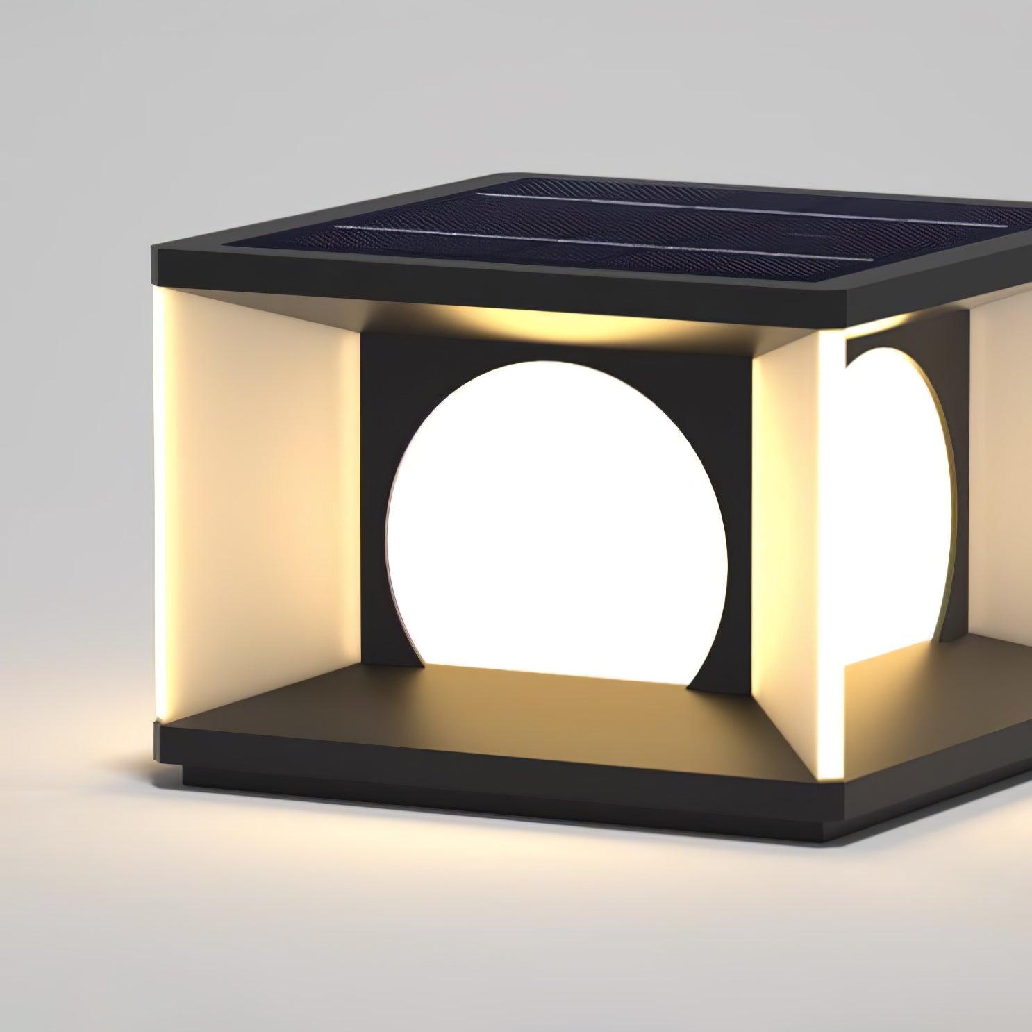 Eclipse Cube Outdoor Post Light – Vakkerlight