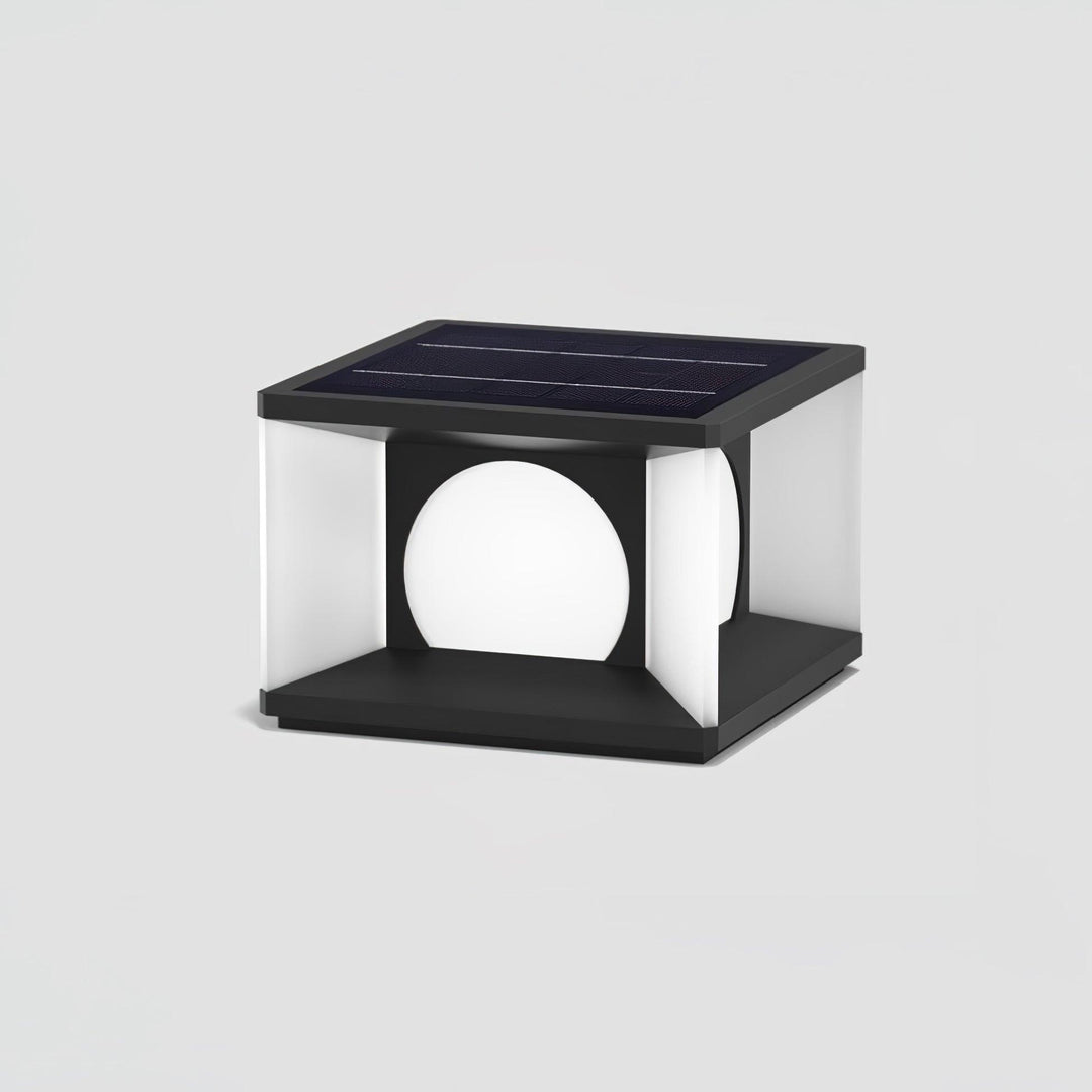 Eclipse Cube Outdoor Post Light - Vakkerlight