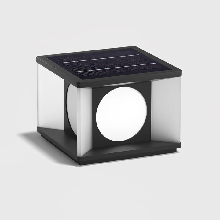 Eclipse Cube Outdoor Post Light - Vakkerlight