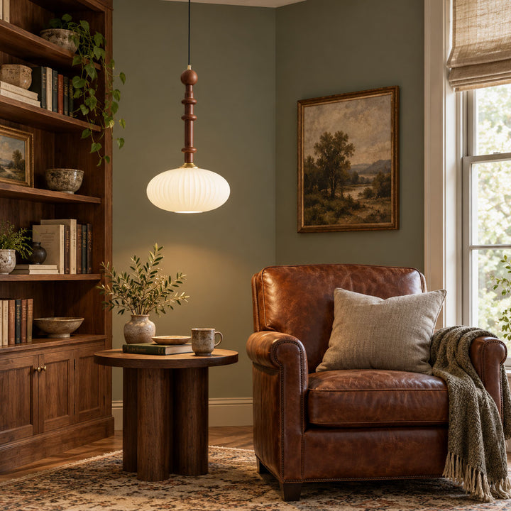 Edison Wood Pendant Light – detail 5