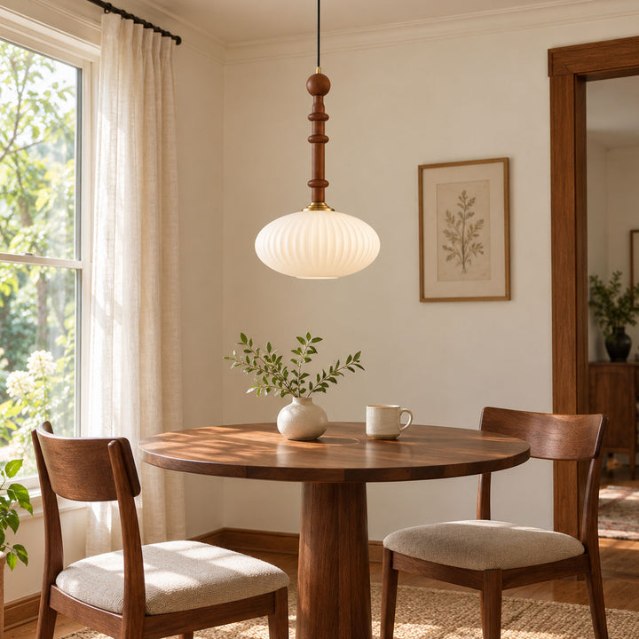 Edison Wood Pendant Light – detail 3