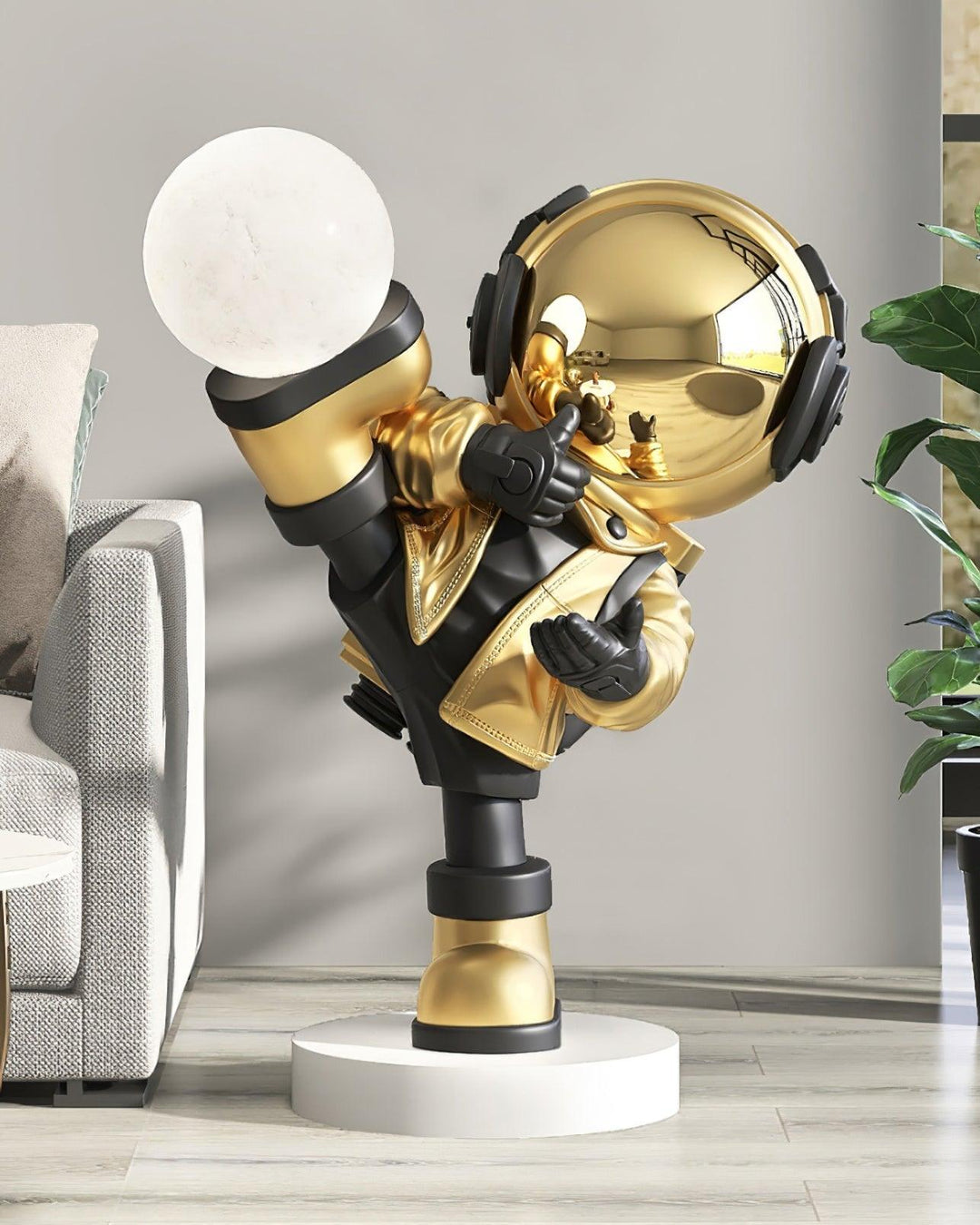 Effort Astronaut Built-in Battery Floor Lamp - Vakkerlight