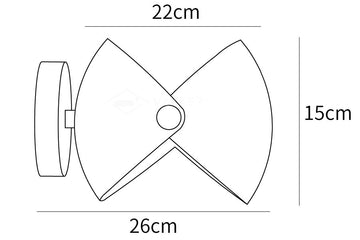Eirene Wall Lamp — Dimension drawings 1