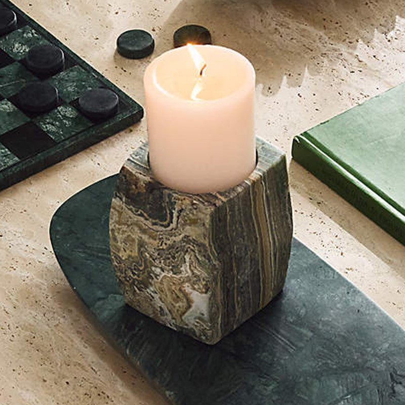 Elara Agate Candle Holder - Vakkerlight