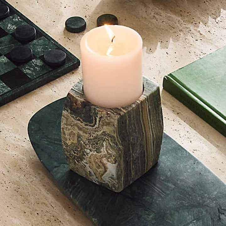 Elara Agate Candle Holder - Vakkerlight