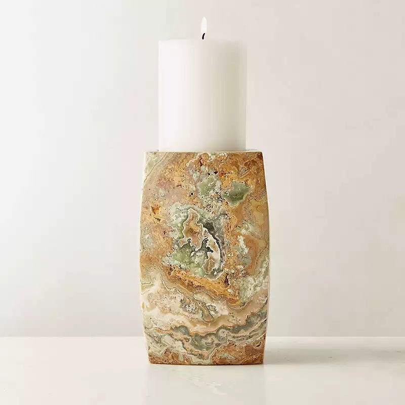 Elara Agate Candle Holder - Vakkerlight