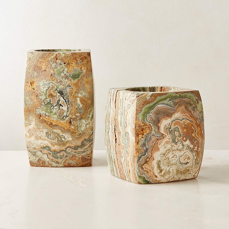 Elara Agate Candle Holder - Vakkerlight