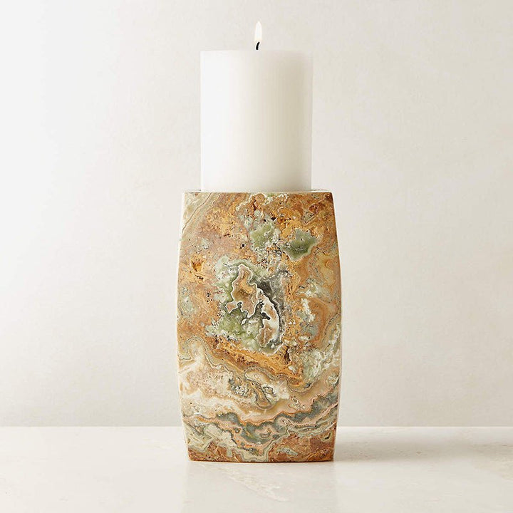 Elara Agate Candle Holder - Vakkerlight