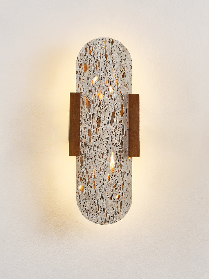 Elara Travertine Wall Light