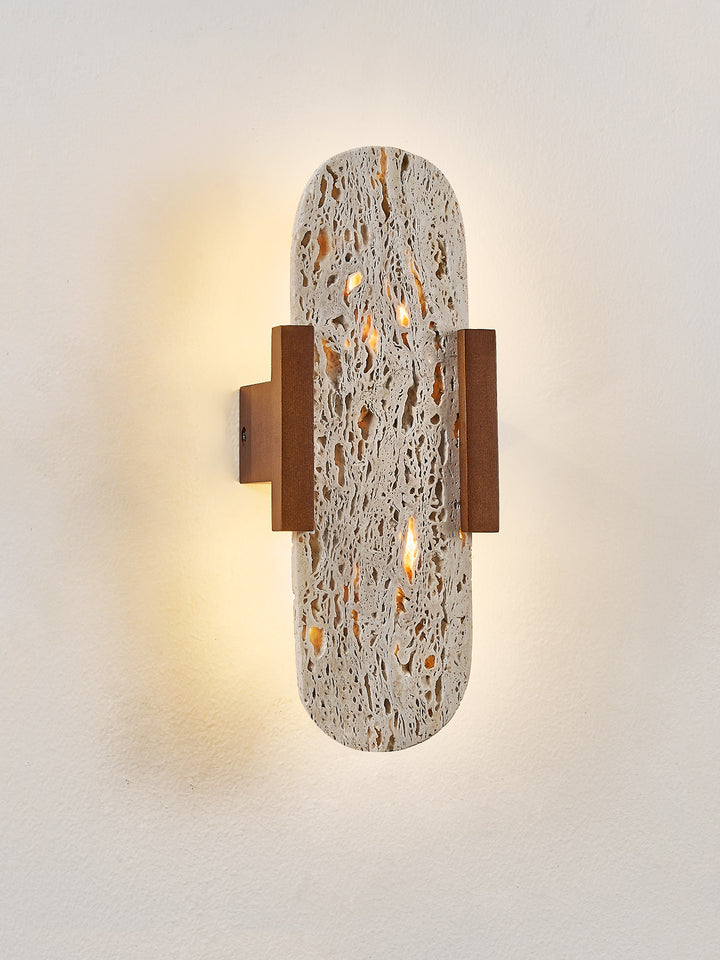 Elara Travertine Wall Light