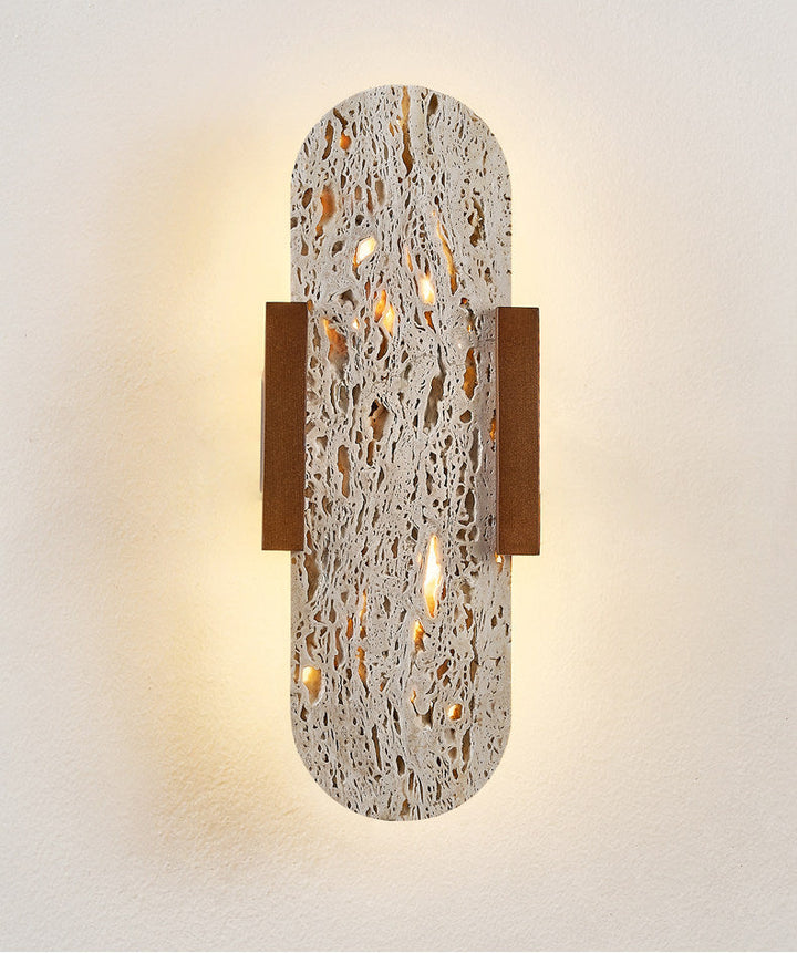 Elara Travertine Wall Light