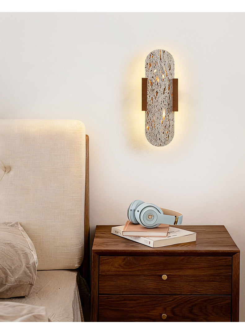 Elara Travertine Wall Light