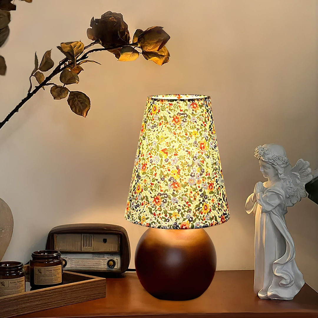 Elara Floral Glow Table Lamp - Vakkerlight