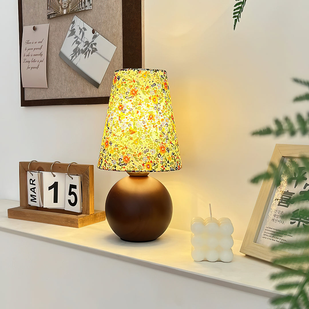 Elara Floral Glow Table Lamp - Vakkerlight