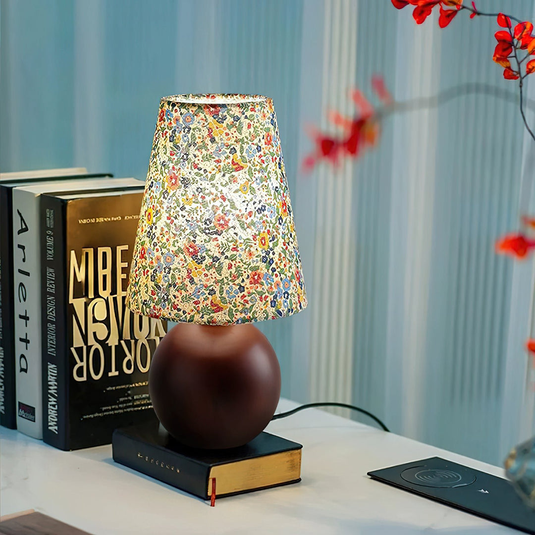 Elara Floral Glow Table Lamp - Vakkerlight