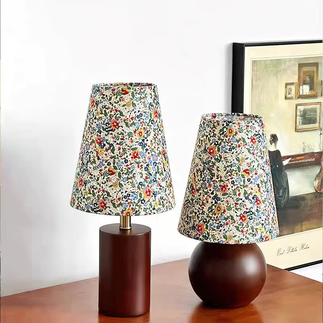 Elara Floral Glow Table Lamp - Vakkerlight