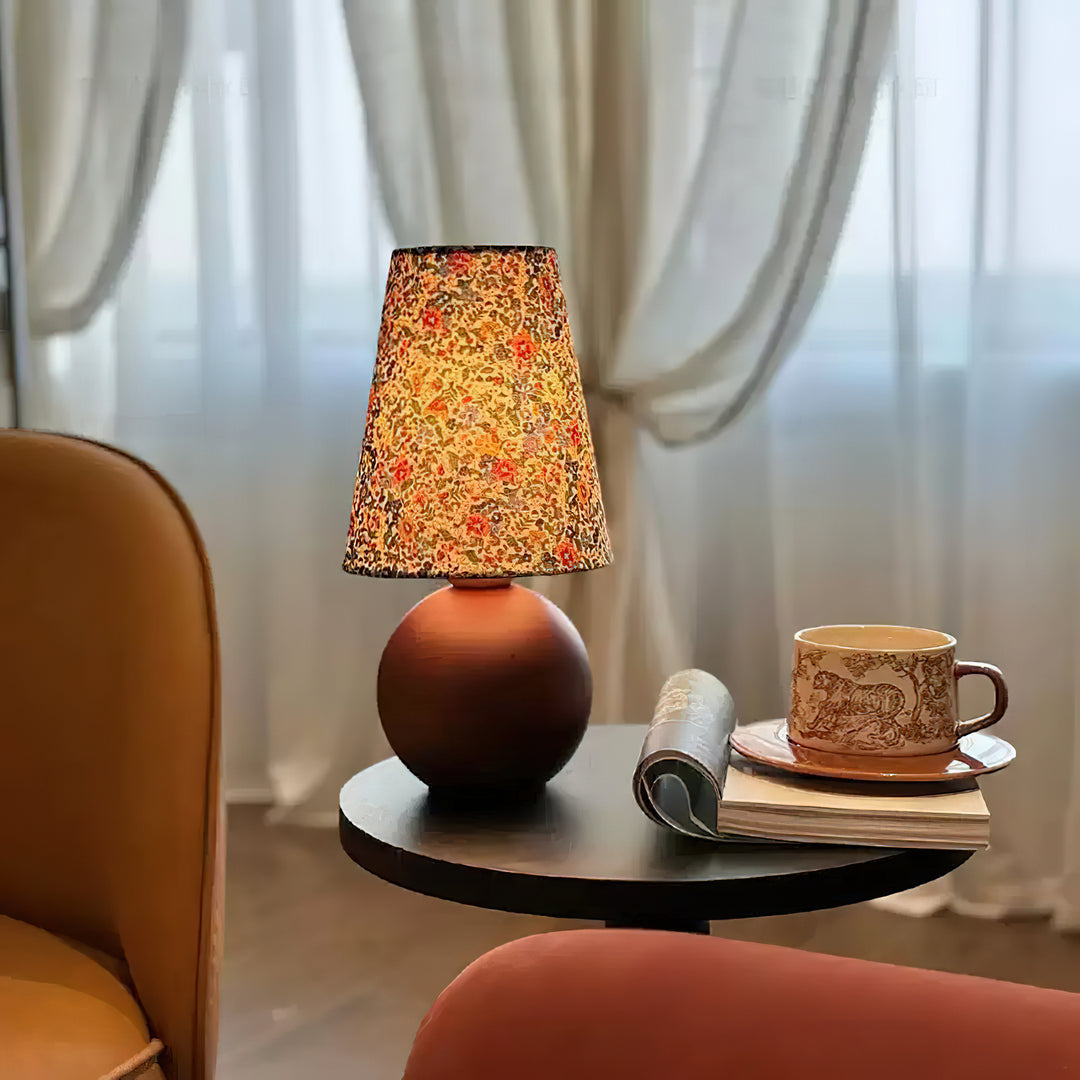 Elara Floral Glow Table Lamp - Vakkerlight