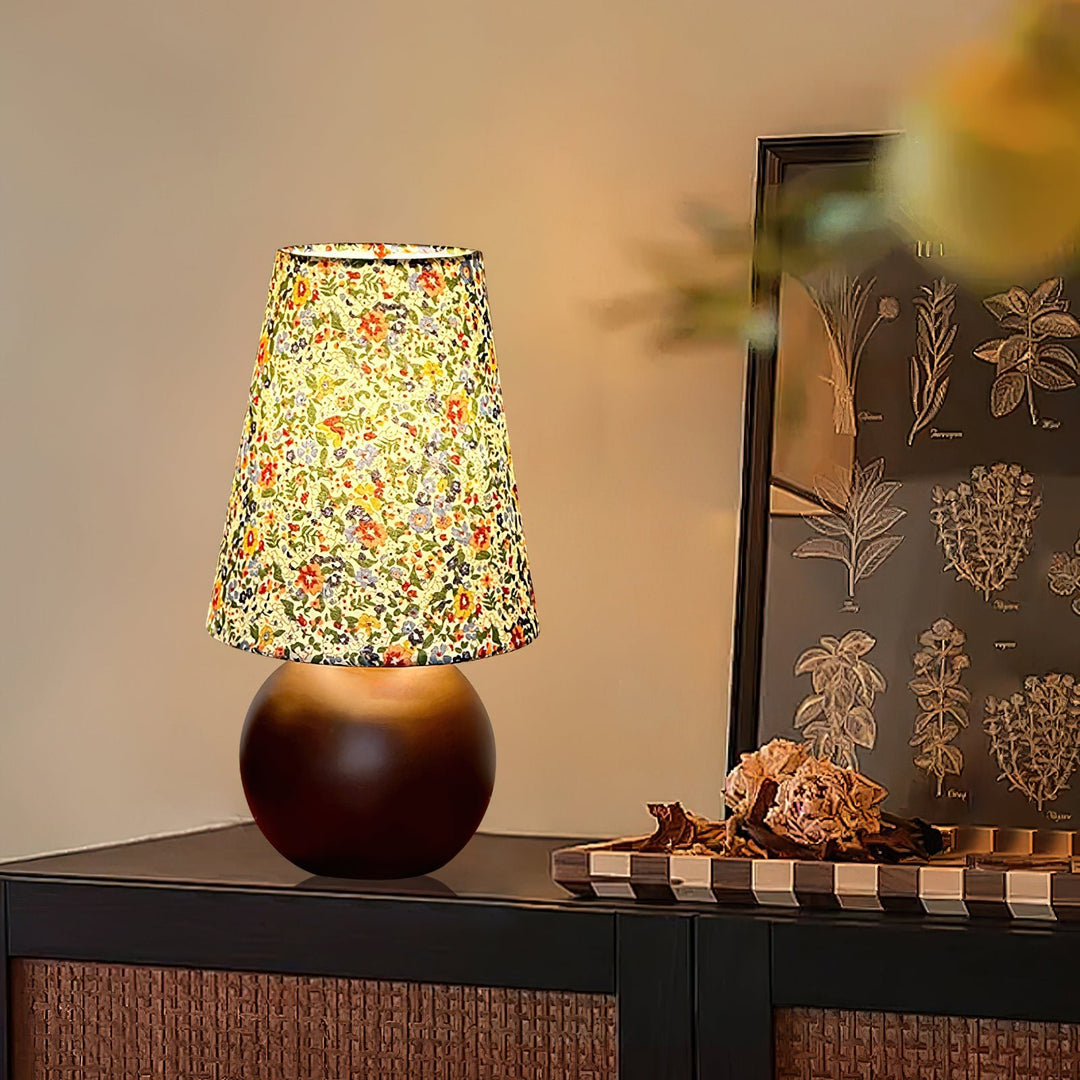 Elara Floral Glow Table Lamp - Vakkerlight