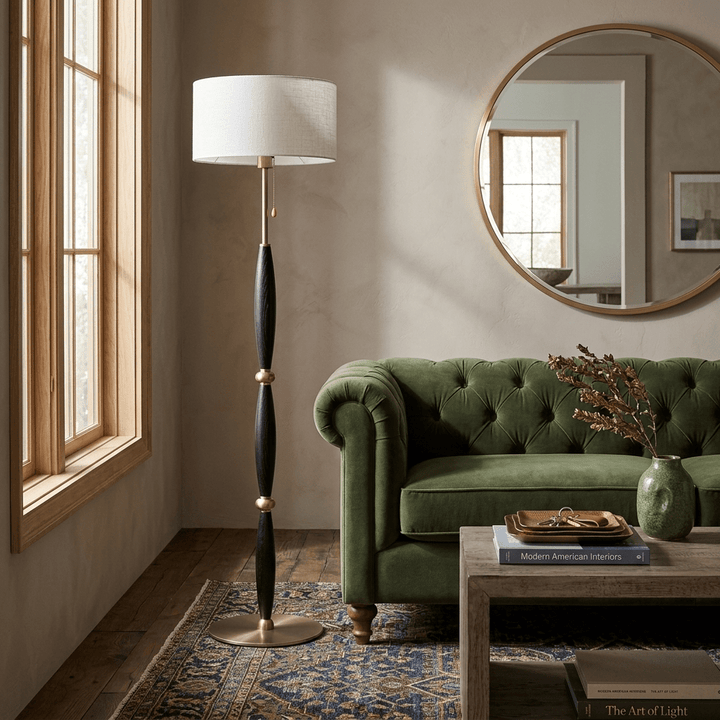 Elara Sculpted Floor Lamp - Vakkerlight