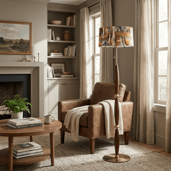 Elara Sculpted Floor Lamp - Vakkerlight