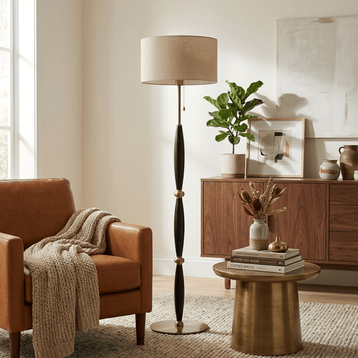 Elara Sculpted Floor Lamp - Vakkerlight