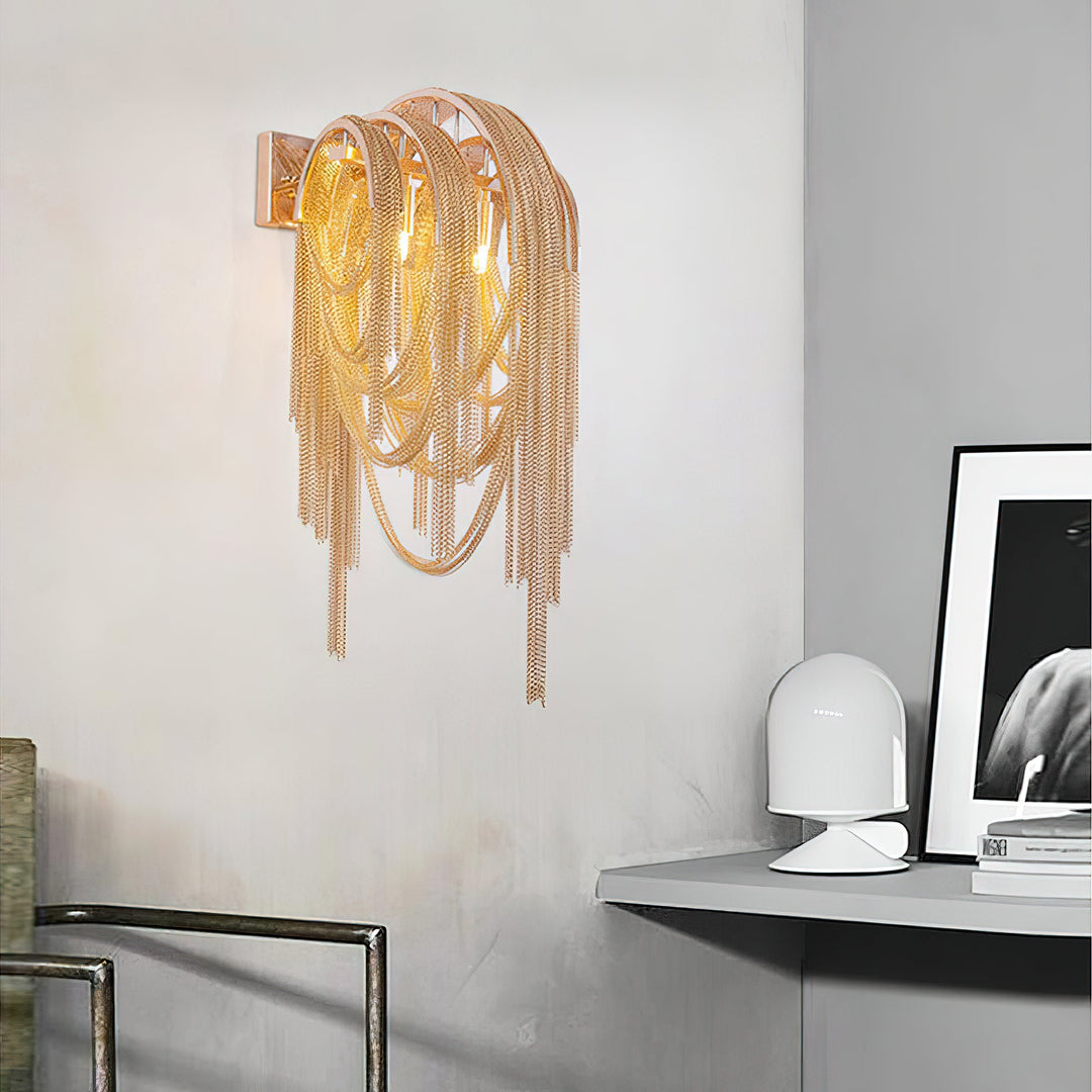 Chains Tassel Wall Lamp