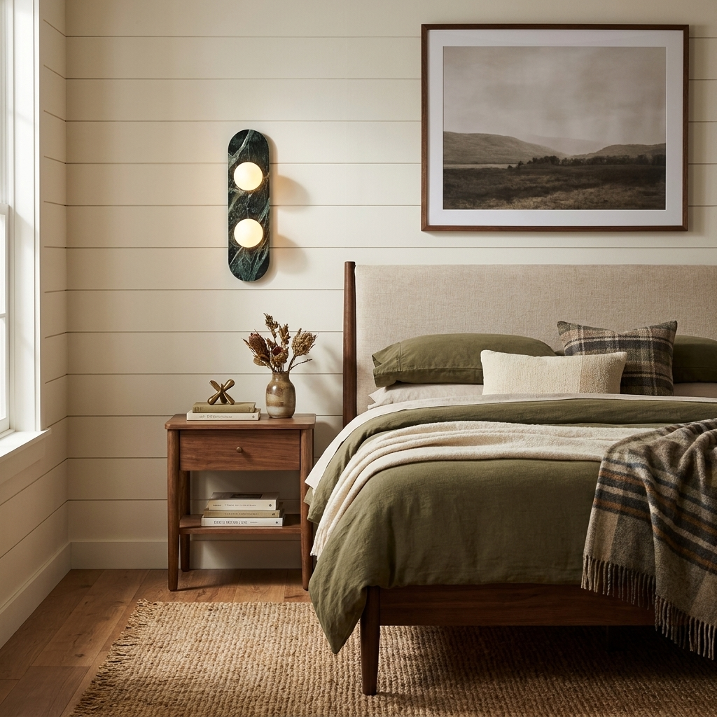 Elaria Stone Double Globe Wall Sconce